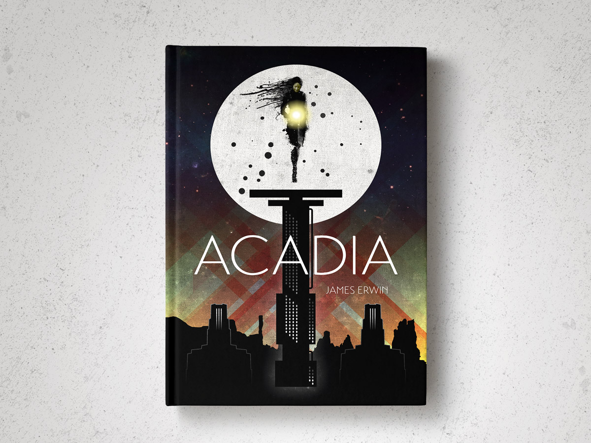 Book cover design: Acadia