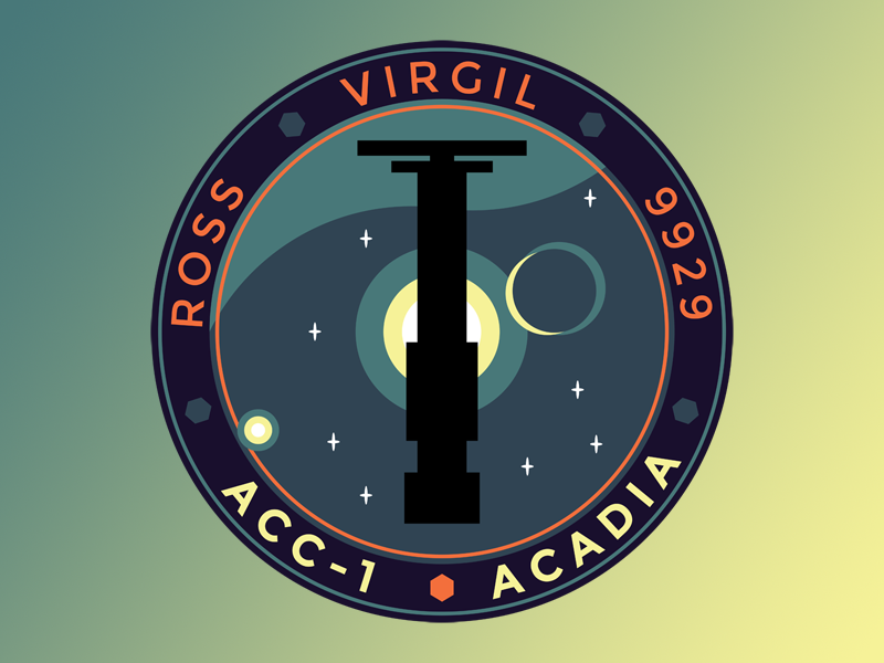 Mission patch design: Acadia