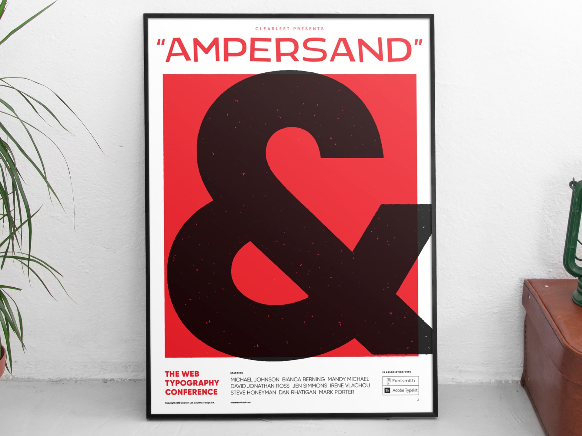 Ampersand 2018 poster